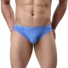 Cuecas masculinas cuecas cuecas cintura baixa sedoso homem macio cueca masculina u bolsa calcinha masculina gay ropa calças