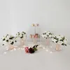Outils de cuisson 5 pièces/lot support à gâteau en métal cristal décorations de cupcake socle à Dessert plateau d'affichage de fête de mariage