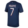 PSGES MBAPPE Tracksuits Homens Terno de Treinamento de Futebol Tuta Maillot Jerseys Jacket Kit 2023 2024 Paris Kolo Muani Mens e Kids Futebol Tracksuit Jogging Survetement