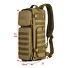 Outdoor Bags Mtifunction Chest Sling Backpack Men Single Shoder Large Travel Military Backpacks Cross Body Outdoors Rucksack Pack Drop Dhnky