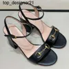 New 23ss platform sandals designer summer women's shoes leather women's high heels platform women's beautiful wedding large high heel