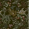 Fonds d'écran Papier peint floral Feuilles vertes Peel et Stick Dark Farm Wildwood Auto-adhésif Épaissir pour la décoration de l'armoire de la chambre à coucher