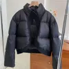 Frauen Trenchcoats 2023 Winter Frauen Kleidung Kurze Jacken Daunen Parka Puffer Jacke Langarm Koreanische Mode Schwarz Weiß Grau