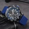 2024 Top Luxury Men's Watch Cuarzo Endurance Pro Avenger Cronógrafo 44 mm Relojes Múltiples colores Goma Hombres Relojes Relojes de pulsera de vidrio Breitling -05