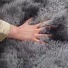 Tappeti Tappeto grigio per soggiorno Tappeto peluche Letto Pavimento Soffici tappetini antiscivolo Decorazioni per la casa Tappeti Morbido velluto Coperta per bambini 230923