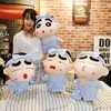 Anime peluche animaux jouet mignon petit garçon dans son pyjama poupée compagnon de jeu pour enfants décoration de la maison garçons filles anniversaire fête des enfants noël 24 style 35 cm