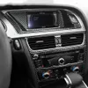 Audi A4 A5 S5 S5 Karbon Fiber Merkez Konsolu CD Panel Araç Sarma Sticker Hava Outlet Kapak Trim Navigasyon Arabası İç Dekorasyon202i