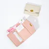 Super Super Slim Soft Solid Wallet Pu Leather Mini Credit Card Wallet Stresal Presters Holders Women Women Small Coin Pres