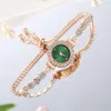 Wristwatches Women's Diamond Watches Bracelet High-End Design Easy Read Dial Shiny Wonderful Gift For Women