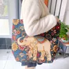 Borse da sera da donna Yunnan Xishuangbanna Borsa a tracolla in tela con elefante in seta dorata ricamata è un ottimo regalo lavabile e lavabile in lavatrice 230828