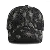 Boll Caps HT4174 spets Floral Baseball Cap Women Spring Summer Sun Female Hip-Hat Ladies 6 Panels Snapback