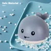 Bath Toys Bathing Toy Education Bath Spela Toys Cartoon Whale Dolphin Dusch Fountain Toys Electrics Bathtub Spray Toy for Babies 230923