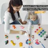 Arts and Crafts Kids Drwing Craft Toy DIY Gypsum Color Painting Creative Handwork Arts Graffiti Coloring Refrigerator Painted Crafts Toys Gifts 230925