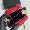 Diseñador de lujo Mujer Cartera Bolsa Bolsas de hombro Soporte para teléfono para niñas Monedero para mujer con caja de cuero genuino