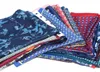 10 stuks set 32 CM grote zakdoek man paisley bloem stip pochet heren paisley casual zakdoeken voor heren039s pak bruiloft1133104