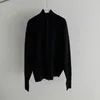 سترات الرجال Syuhgfa Slim Sweater Coat معطف مزدوج سحب السوستة المفتوحة الكورية الصلبة Cardigan 2023 الخريف