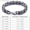 Charm Bracelets 4/5/6/8mm Royal Chain Bracelet For Men Stainless Steel punk Rock Charm Jewelry 2021 Gift Q230925