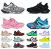 2023 Sıradan Ayakkabılar Triple S Track 3.0 Spor Ayakkabı Şeffaf Azot Kristal Dış Tablo Koşu Ayakkabıları Erkek Kadın Eğitmenleri Siyah Yeşil Boyut 35-45