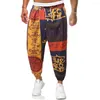 Herrenhose, Herren, Baumwolle, Leinen, bedruckt, Blumenmuster, Harem, locker, Hippie, Yoga, Festival, Baggy-Hose, modisch, lässig, für Männer, traditionell, japanisch