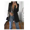 Mode Damen Anzug Jacke Plus Größe Slim Fit Büro Frauen Langarm Top Einfarbig Mantel Günstige Großhandel Kostenloser Versand neue