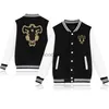 Herrjackor anime svart clover hoodie jacka baseball uniform hip hop hooded sweatshirt casual gata stil kappa män kvinnor l230925