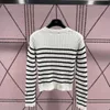 23-MI*/ M/ IU Kadınlar Soyulmuş Mürettebat Slim Pullover Sweater Preppy Style