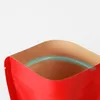 Red Gift Bags Paper Kraft Paper Candies Bags with Self Seal Wedding Birthday Party Kids Favors Cookies Packing Supplies LX6133