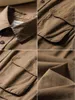 Herren Freizeithemden Hemd mit kurzen Ärmeln und mehreren Taschen Military Tatical Outdoor Vintage-Kleidung