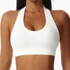 Yoga Outfit Soutien-gorge sexy Femme Crop Top Top U Cou Sports Solide Sans couture Rembourré Fitness Femme pour femme Courir Sous-vêtements d'entraînement