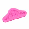 Stampi da forno Gadget Stampi per fondente Stampo in silicone a rilievo Retro europeo in pizzo Gumpaste Cioccolato Candy Argilla 230923