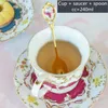 マグカップクリエイティブボーン中国Phnom Penhceramic Afternowed Tea Coffee Cupt Saucer Set Party Pull Flower Dish Birthda