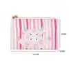 Superslanke schattige cartoon portemonnee PU-leer Mini creditcard portemonnee Rits portemonnee Kaarthouders Dames portemonnee Dunne kleine portemonnee