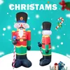 Christmas Decorations Inflatable Snowman Santa Claus Nutcracker Model with LED Light Dolls for Outdoor Xmas Year's Decor 2023 230923