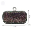 Evening Bags Evening Pink Clutch Purse Women Bling Sequins Handbags Fashion Designer Luxury Phone Bag Crossbody Small Designer Bag 230925