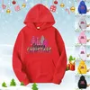 Kadın Hoodies Ladies'in Noel Uzun Kollu Gevşek Küleyler Kadınlar İçin Kadın Kollu Külot Kapüşonlu Sweatshirt Tunik