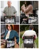 Storage Bags Modern Art Geometric Blue Grey White Wheelchair Bag With Pockets Armrest Side Electric Scooter Walking Frame Pouch