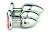 Anale Speeltjes 3 Size Plug Hart Rvs Crystal Verwijderbare Butt Stimulator Sex Prostaat Massager Dildo 230925