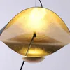 Lampade a sospensione Arte nordica Cappello da navetta volante Lampadario a LED Lampade da cucina Attico Ristorante Appeso Decorazione della casa per interni