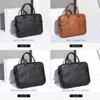 Briefcases Man's Briefcase Bag Men's Genuine Leather Laptop Bags Business Office Handbag Executive For Men 9879