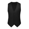 Men's Vests Royal Blue Vest Waistcoat Men 2023 Fashion Slim Fit V Neck Suit Mens Formal Business Wedding Retro Casual Coat