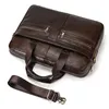 Briefcases Luufan Man's Business Briefcase Bag Genuine Leather High Quality Men office Bags For 14 inch Laptop A4 File Male Compute Handbag 230925