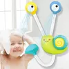 لعبة Bath Toys Kids Bathroom Electric Double-Nozzle Bath Toys Water Game Snail Shower Cartoon Dame Shower Spray Toddler Todys 230923