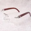 Occhiali rotondi di alta qualità diretti dalla fabbrica Occhiali da vista per il tempo libero 8100903 occhiali da vista in legno naturale moda Taglia 54-18-247S