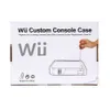 Pacotes de acessórios Full Case Cover Housing Shell com botão para Nintend Wii com embalagem de varejo Transparent Housing Case Shell para Wii Console 230925