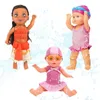 Игрушки для ванной Детская кукла для плавания Летние водонепроницаемые электрические куклы Детский пляжный бассейн Водная игрушка Подвижные шарнирно-сочлененные электрические куклы 230923