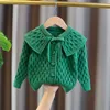 Cardigan Baby Sweater for Girls In Spring Autumn Children's Online Celebrity Coat for Girls Coat Knitted Cardigan Kids Clothes 231020