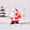 Obiekty dekoracyjne figurki świąteczne żywicę łosia elk santa claus ozdoby Wesołych Świąt Dekoracja na figurki domowe Miniature