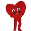 Happy Heart Mascot Costumes Halloween Fancy Party Dress Cartoon Character Carnival Xmas Easter Advertising Birthday Party Costume Outfit