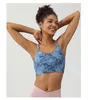 Completo da yoga 5 colori NWT Canotta da allenamento Palestra Sport Tie Dye Top a costine Tan Lady Style Traspirante Crop sportivo ad asciugatura rapida