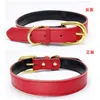 Hundehalsbänder Multi Color Lederdruck Kariertes Korn Kleines Haustier Katzenhalsband 5 teile/los